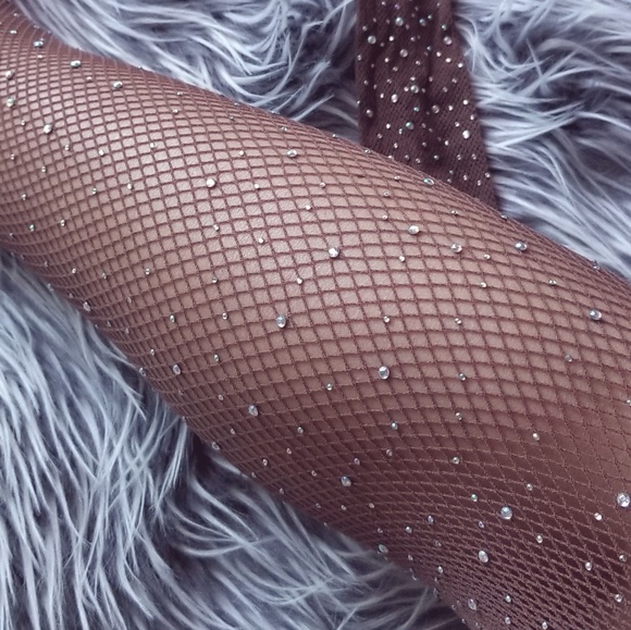 ❣HP❣ SUNNY DAY STYLE❣NWOT RHINESTONES PANTYHOSE - Picture 7 of 8